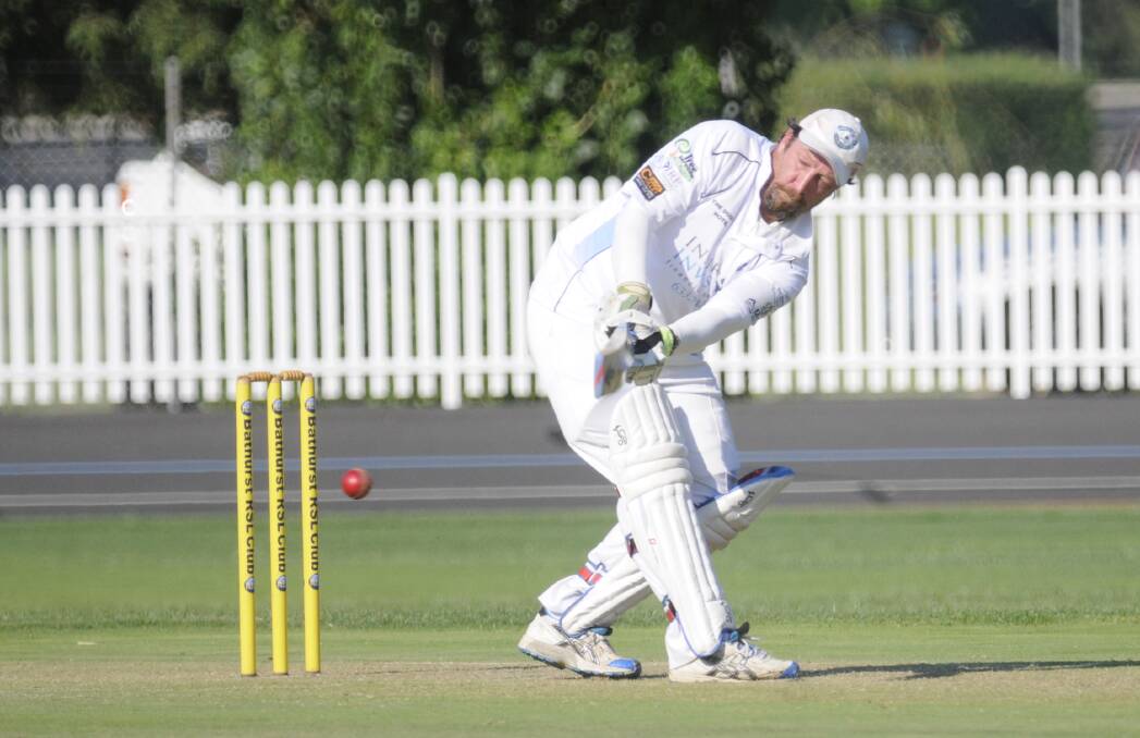 CONTRIBUTIOR: Jeff Clancy (23) was not out for City Colts as the team found 153 from their innings. Centennials Bulls will resume this Saturday on 2-12. Photo: CHRIS SEABROOK