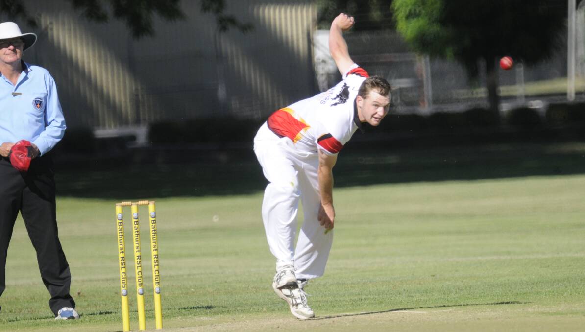 THREAT: Joe Lemmich is part of the Bathurst under 19s team out to defend its Mitchell Cricket Council colts title. Photo: CHRIS SEABROOK