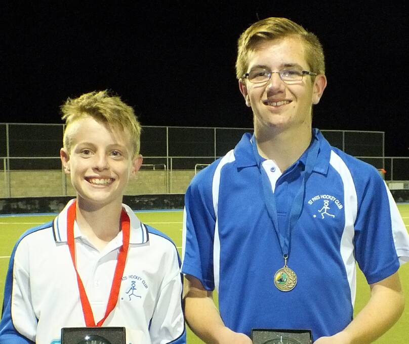 RISING TALENTS: Under 13s best and fairest went to Fletcher Norris and Lachlan Howard.