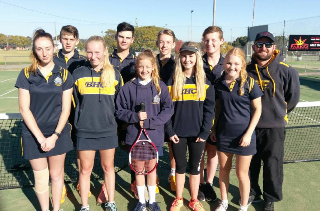 MOVING AHEAD: Bathurst High School recently went to the western region finals at Parkes. The boys team wa victorious in its final against Dubbo Senior College and will now progress to the state finals.
