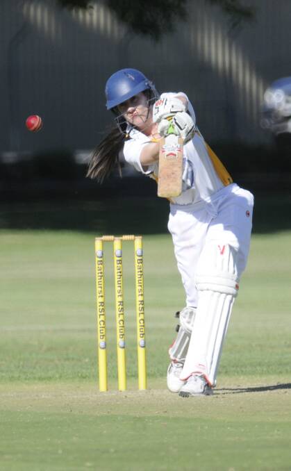 CAN'T STOP SCORING: Lisa Griffith scored 103 runs for NSW Country across their two matches against City over the weekend. Photo: CHRIS SEABROOK