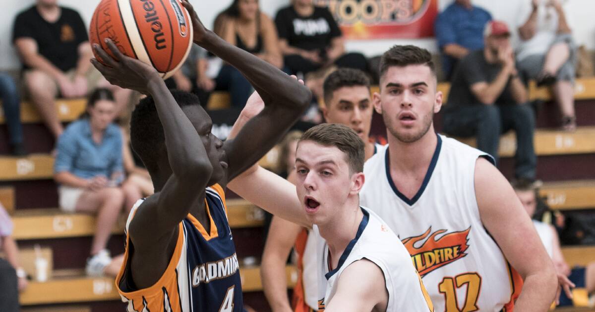 TEST: Majok Deng and the Bathurst Goldminers are aiming to avoid a third straight loss when they take on St George Saints this Saturday. Photo: ALEXANDER GRANT