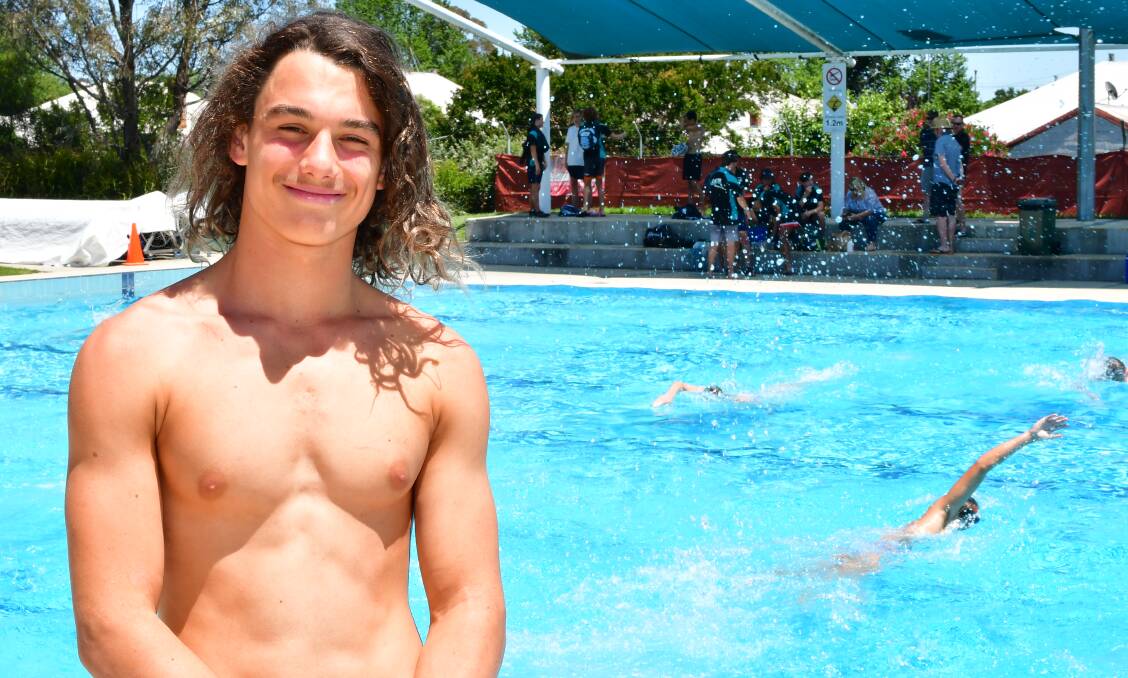 MISSION: Lachlan Norgard is aiming to help Hunter secure victory at the 2017-18 Water Polo NSW 16 And Under Boys Championship. Photo: ALEXANDER GRANT