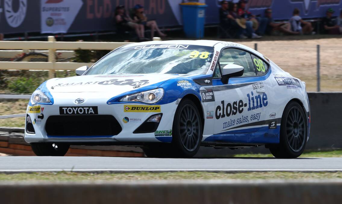 LAST ROUND: Dylan Gulson can reach the Toyota 86 Series championship podium with a strong performance at Newcastle. Photo: PHIL BLATCH