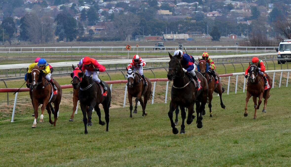 NOT TO BE: Racing at Tyers Park was called off on Saturday following the previous night's downpour, which continued on into the morning. Photo: ANYA WHITELAW