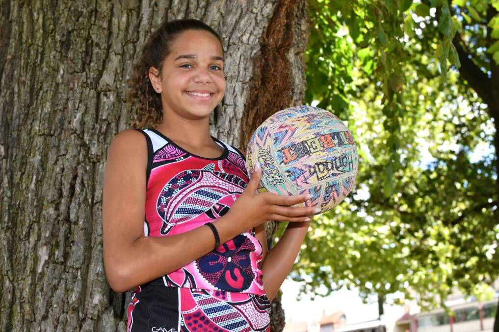 NEXT STEP: Hannah-Lee Williams, 11, has earned a spot in the under 12s Budgies Austraian Indigenous Schoolgirls squad. Photo: ALEXANDER GRANT