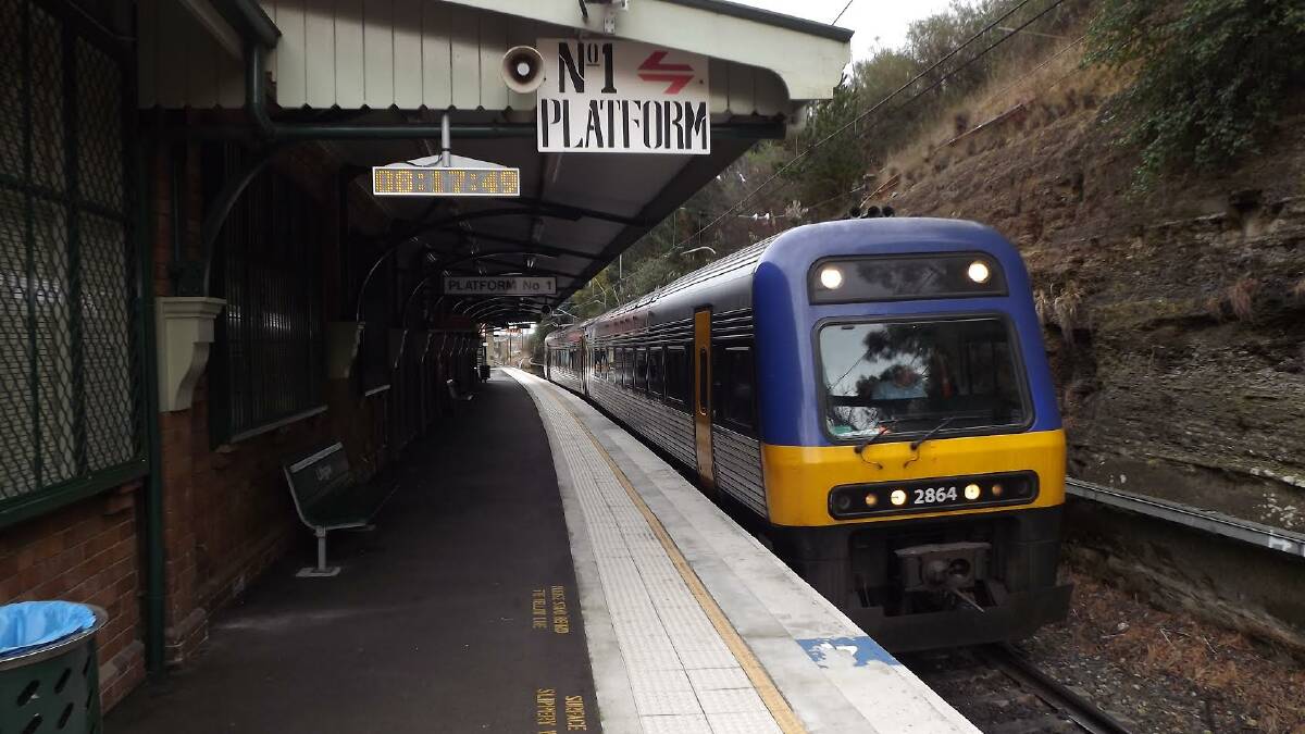 The Bathurst Bullet at Lithgow train station. Photo: FILE IMAGE