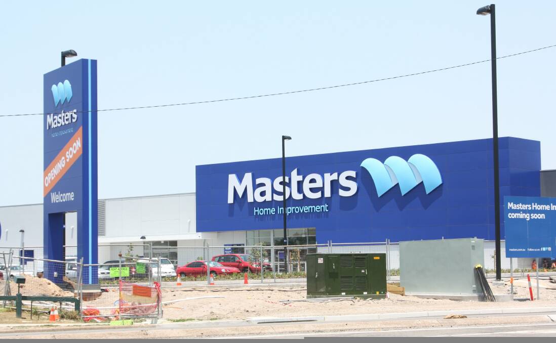 A Masters Home Improvement store under construction: beepers for attracting staff, McCafe plans and a focus on women as customers all failed to give the chain a distinctive market share.