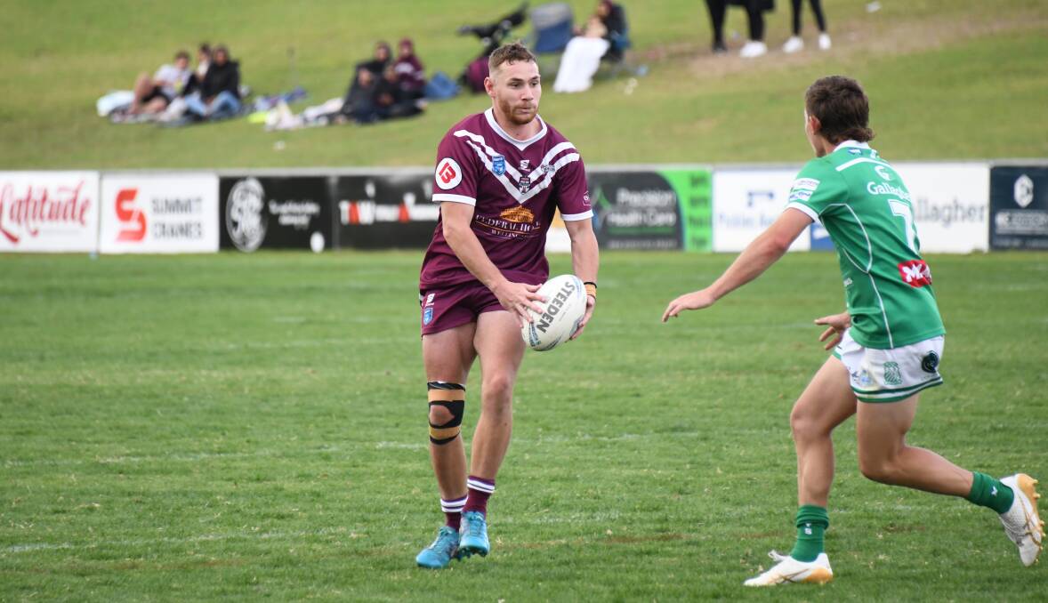 Brock Naden spent time in the forwards last season but could return to the backline in 2024. Picture by Amy McIntyre