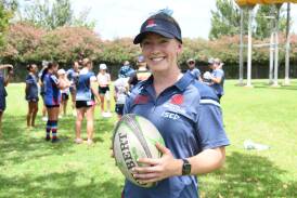 Jacinta Windsor was back out west as part of the Waratahs' regional tour. Picture by Amy McIntyre