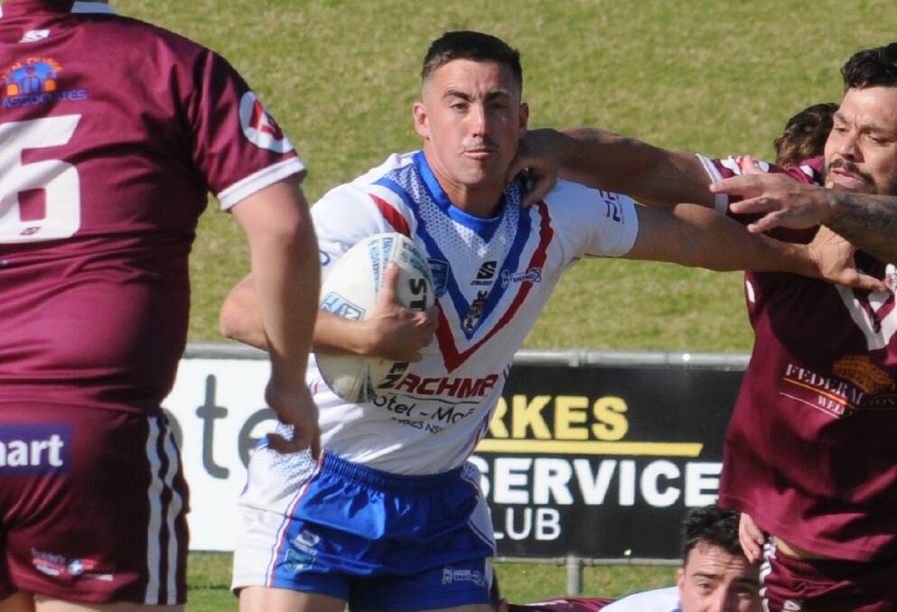 Sam Dwyer, pictured in action last season, was one of the Parkes regulars who delivered again in Sunday's victory. Picture by Nick Guthrie
