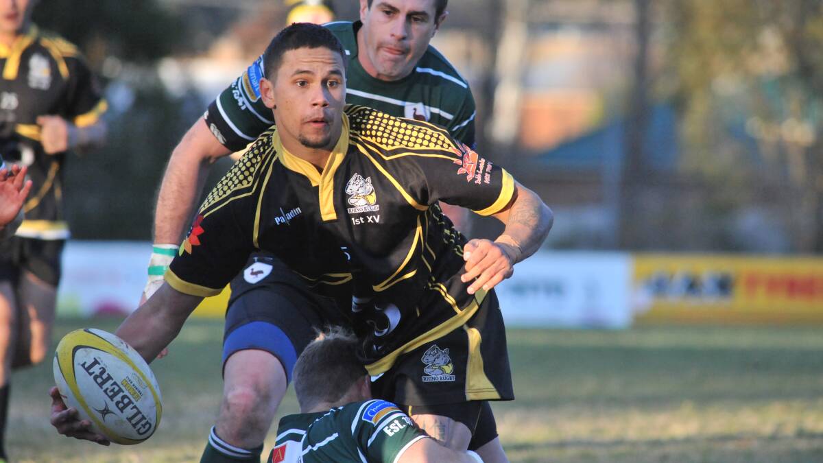 OPPORTUNITY: Burren Shaw and the Dubbo Rhinos return home on Saturday for a clash with CSU. Photo: JUDE KEOGH
