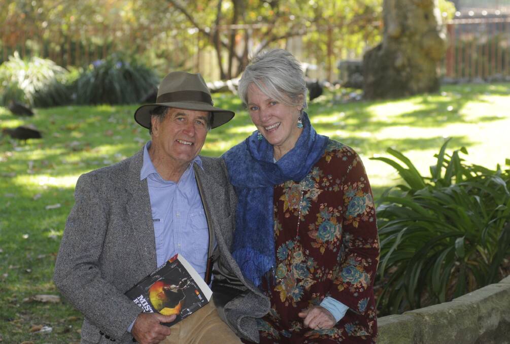WORDSMITH: Charles Boag, pictured with wife Judith, has found success as an author. Photo: CHRIS SEABROOK 051717charles2