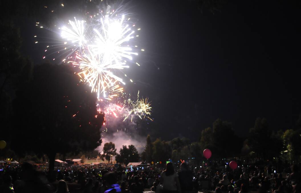 BIG BANG: Fireworks Australia plans to have "bigger and better, higher and louder" fireworks this year at Party in the Park. Photo: CHRIS SEABROOK 123116cnye33