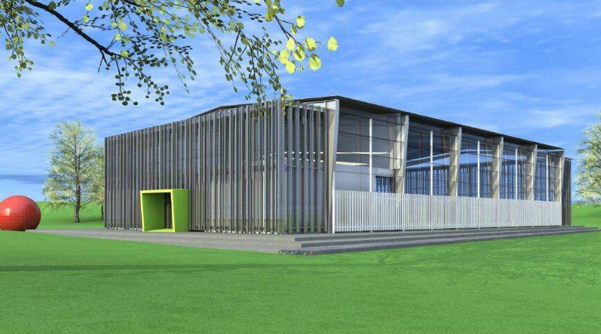 HIGHLY DESIRED: An artist’s impression of the cricket academy that may one day stand in Bathurst.