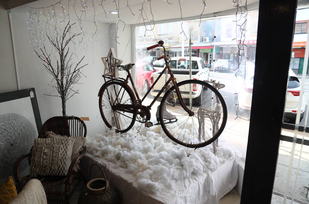 SNAPSHOT: Bathurst stores have decorated their windows as part of the Winter Festival. Dejorja's in Keppel Street looks amazing. Photo: PHIL BLATCH