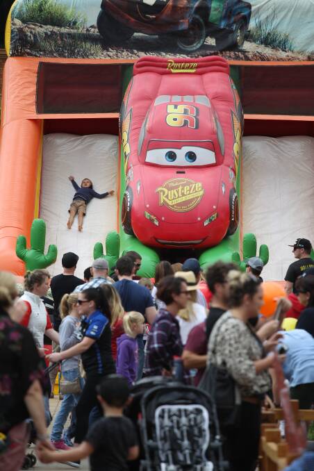 FAN FAVOURITE: One of the attractions at this year's Bathurst 1000 Saturday Street Fair will be a section celebrating the release of the third Cars movie. Photo: PHIL BLATCH