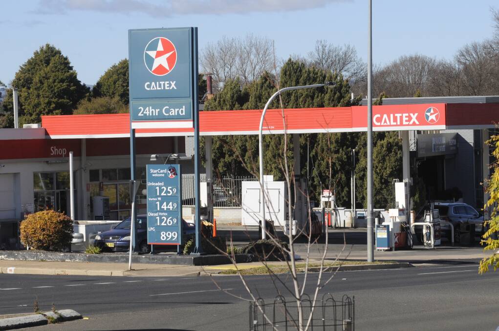 SCENE OF THE CRIME: A petrol bowser was set alight at the Caltex on Durham Street early Saturday morning. Photo: CHRIS SEABROOK 052917caltex6