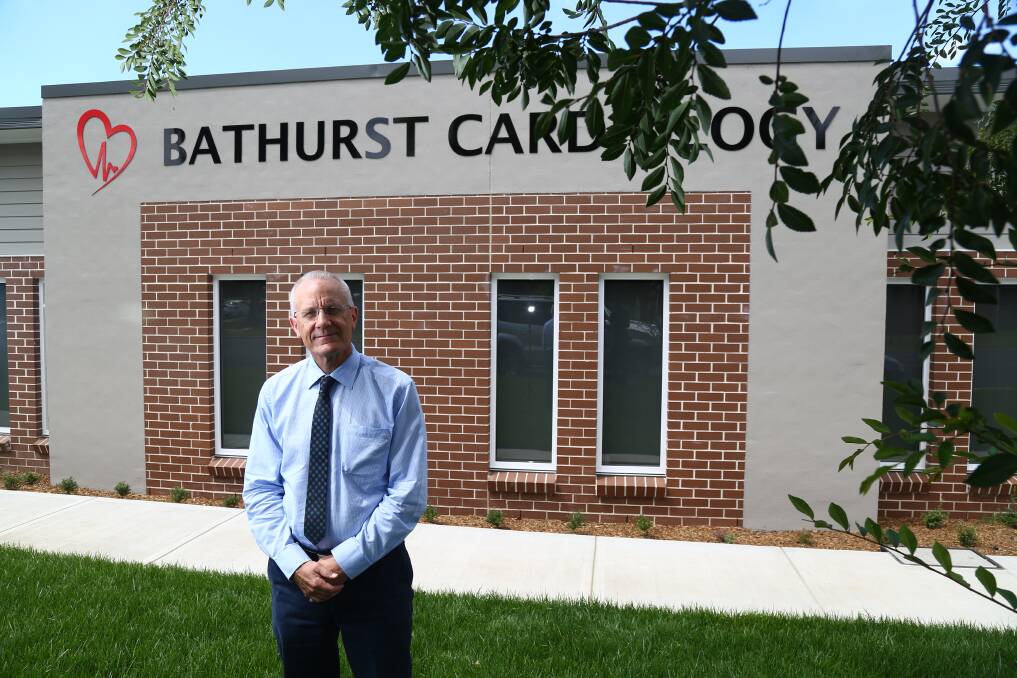 MASTERMIND: Dr Ray Parkin decided to build a big Bathurst Cardiology building to bring more cardiologists to Bathurst to meet the demand. Photo: PHIL BLATCH 013119pbparkin1