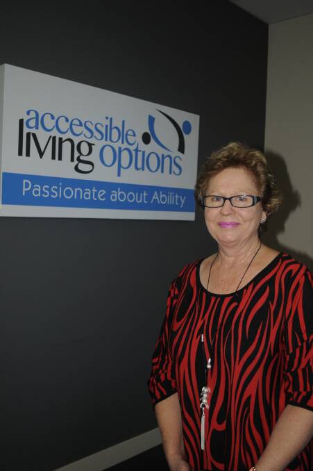 LONG SERVICE: Accessible Living Options executive officer Cheryl Keogh has served 20 years with the organisation. Photo: CHRIS SEABROOK 040517c20yrs