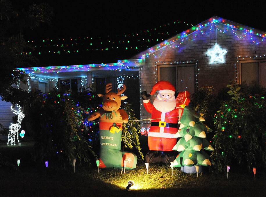 GET INTO THE SPIRIT: Residents are encouraged to register their home Christmas light displays for the annual Put Christmas in Your Street competition. Photo: CLARE LEWIS