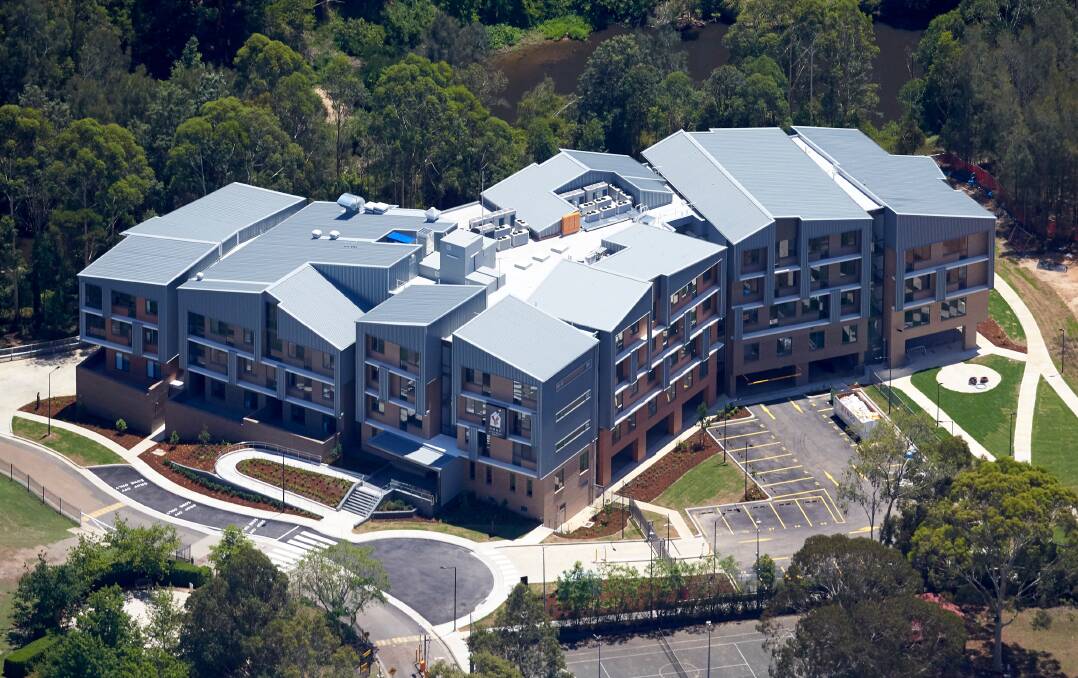 Step up: The new Ronald McDonald House at Westmead features 60 rooms, a learning centre, gym and dining room that seats 250 people. Photo: CONTRIBUTED