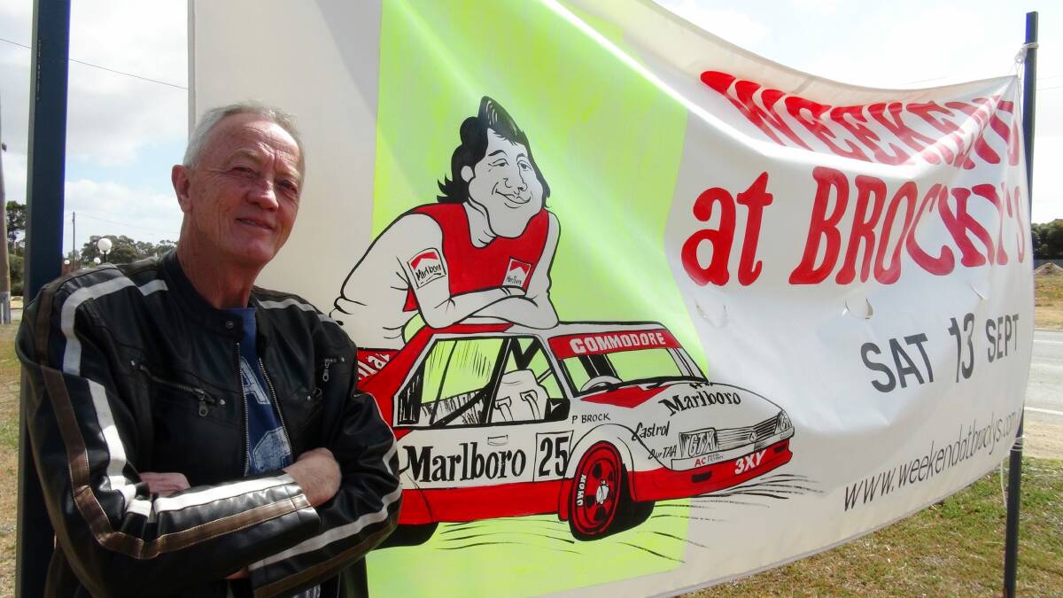 Phil Brock promotes his Weekend at Brocky's tribute event at Charlton in 2014.