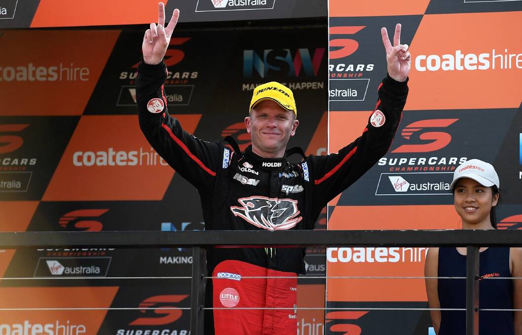 NEW HOME: Former Holden Racing Team top gun Garth Tander is returning to Garry Rogers Motorsport for the 2017 Supercars season. Photo: GETTY IMAGES