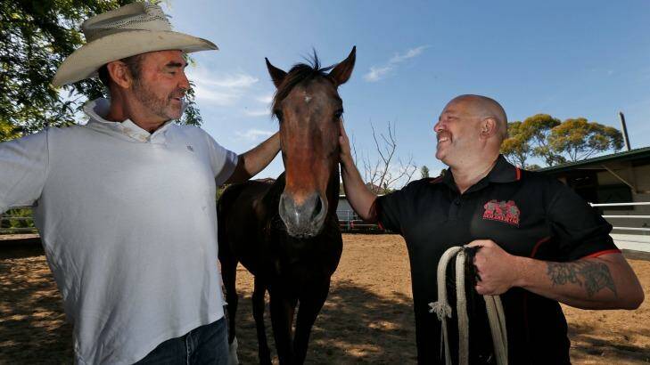 "At the same time, you are getting control over yourself," says veteran Max Streeter of horse training. Photo: Peter Rae