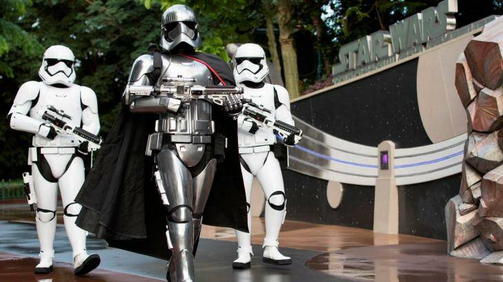 Darth Vader and the Stormtroopers stalk the streets as Star Wars takes over Disneyland Hong Kong. Photo: Paul Chan