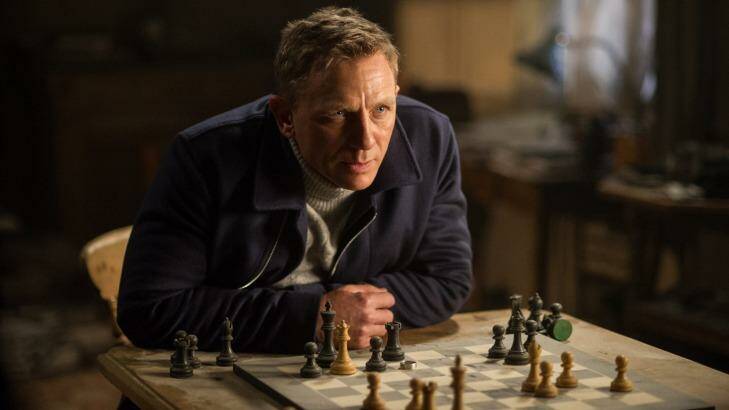 Daniel Craig in a still from <i>Spectre</i>. Photo: Susie Allnutt
