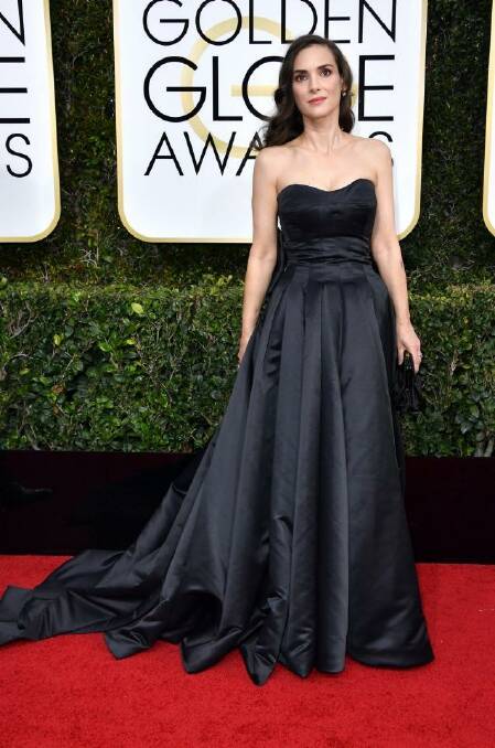 Actress Winona Ryder in a classic Viktor & Rolf,