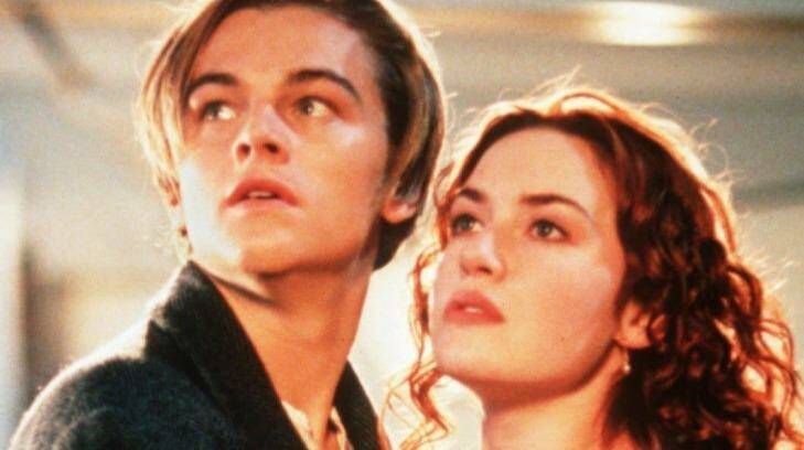 Jack Dawson, played by Leonardo DiCaprio, and Rose DeWitt Bukater, played by Kate Winslet, in Titanic.