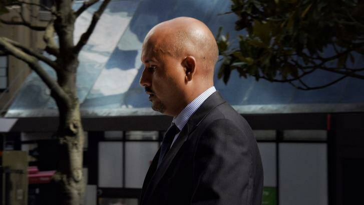 Muhammad Naveed arrives at Sydney's Downing Centre. Photo: Kate Geraghty