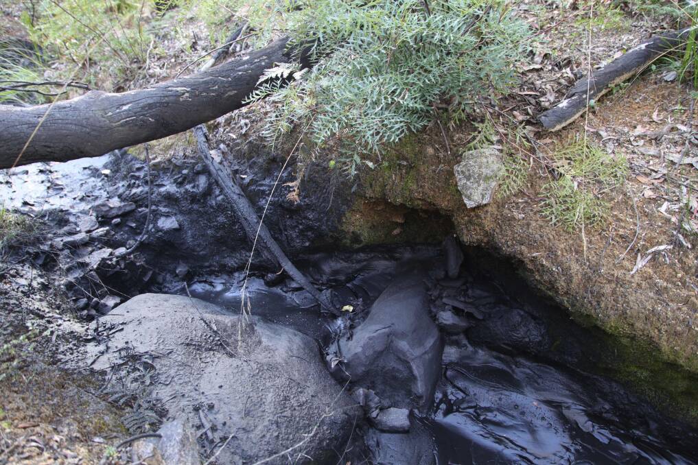 The spill has affected the sensitive environment of popular recreational site, the Wollangambe River in the Blue Mountains World Heritage area.