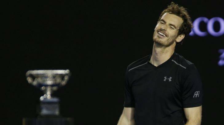 So near, so far: Britain's Andy Murray had the trophy in sight. Photo: Eddie Jim