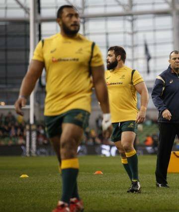 "If I'm not holding my nerve then no one's going to": Michael Cheika. Photo: Peter Morrison