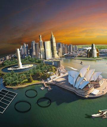 Aquaculture farms in Sydney Harbour and green vertical gardens could be among the answers in the face of climate change resource depletion.