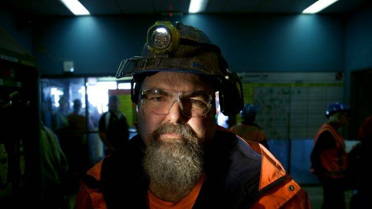Springvale mine worker John Tilley. Photo: Wolter Peeters