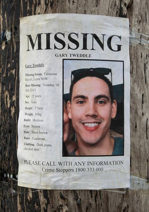 Gary Tweddle went missing in the Blue Mountains in July 2013.
