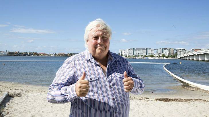 A number of sources have confirmed Clive Palmer has given serious consideration to a tilt for the Senate amid doubts he will hold on to his lower house Sunshine Coast seat of Fairfax. Photo: Glenn Hunt