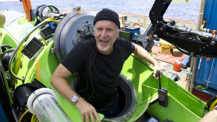 A sense of adventure: James Cameron in Deep Sea Challenger.