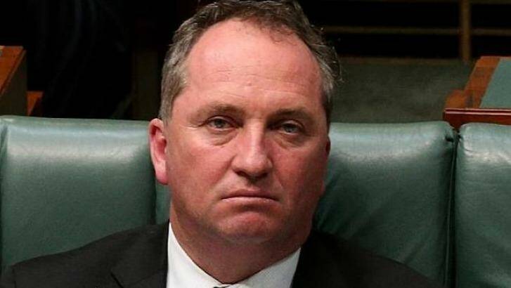 Barnaby Joyce has been given a campaign headache. Photo: supplied