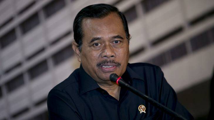 Indonesia's Attorney General H.M. Prasetyo says his country respects Saudi Arabian law. Photo: Darren Whiteside/Reuters