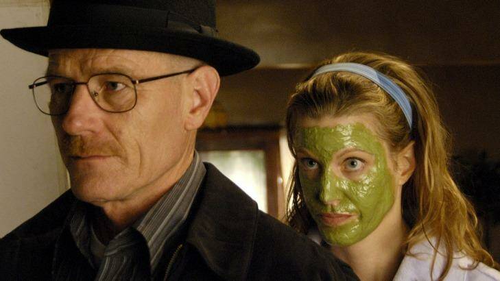 People can't seem to get enough of <i>Breaking Bad</i> .... Bryan Cranston (Walt) and Anna Gunn (Skyler White).