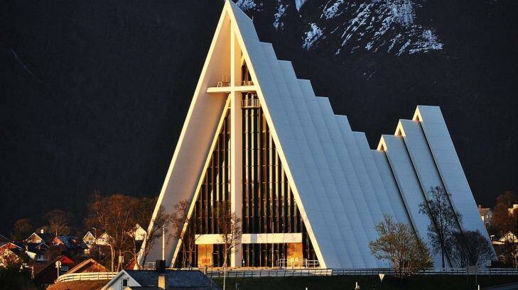 The Arctic Cathedral in Tromso. Photo: MS Midnatsol
