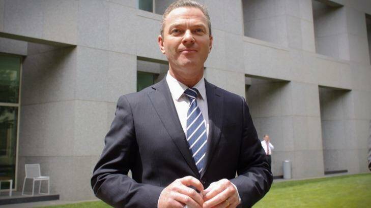 Education Minister Christopher Pyne is writing a book, A Letter to My Children. Photo: Andrew Meares