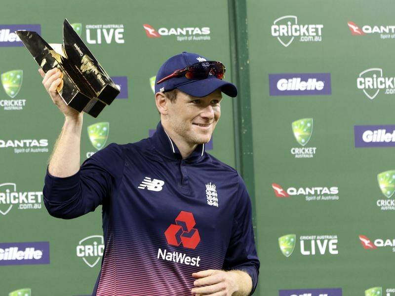 England captain Eoin Morgan could miss the rest of the T20 series due to injury.