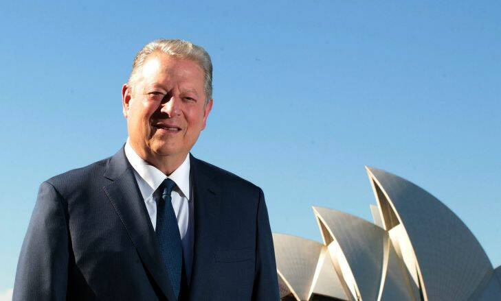 SYDNEY, AUSTRALIA - JULY 10:  Former US Vice President Al Gore pictured during his visit to Sydney to promote his new Inconvenient Truth sequel on Climate Change on JULY 10, 2017 in Sydney, Australia.  (Photo by Ben Rushton/Fairfax Media)