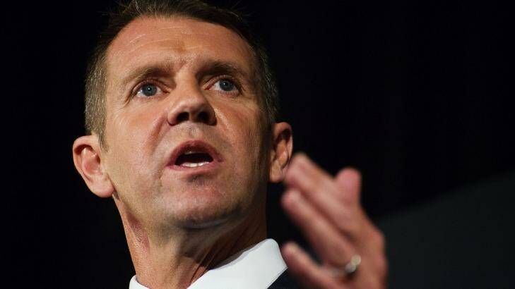 NSW Premier Mike Baird.  Photo: Christopher Pearce